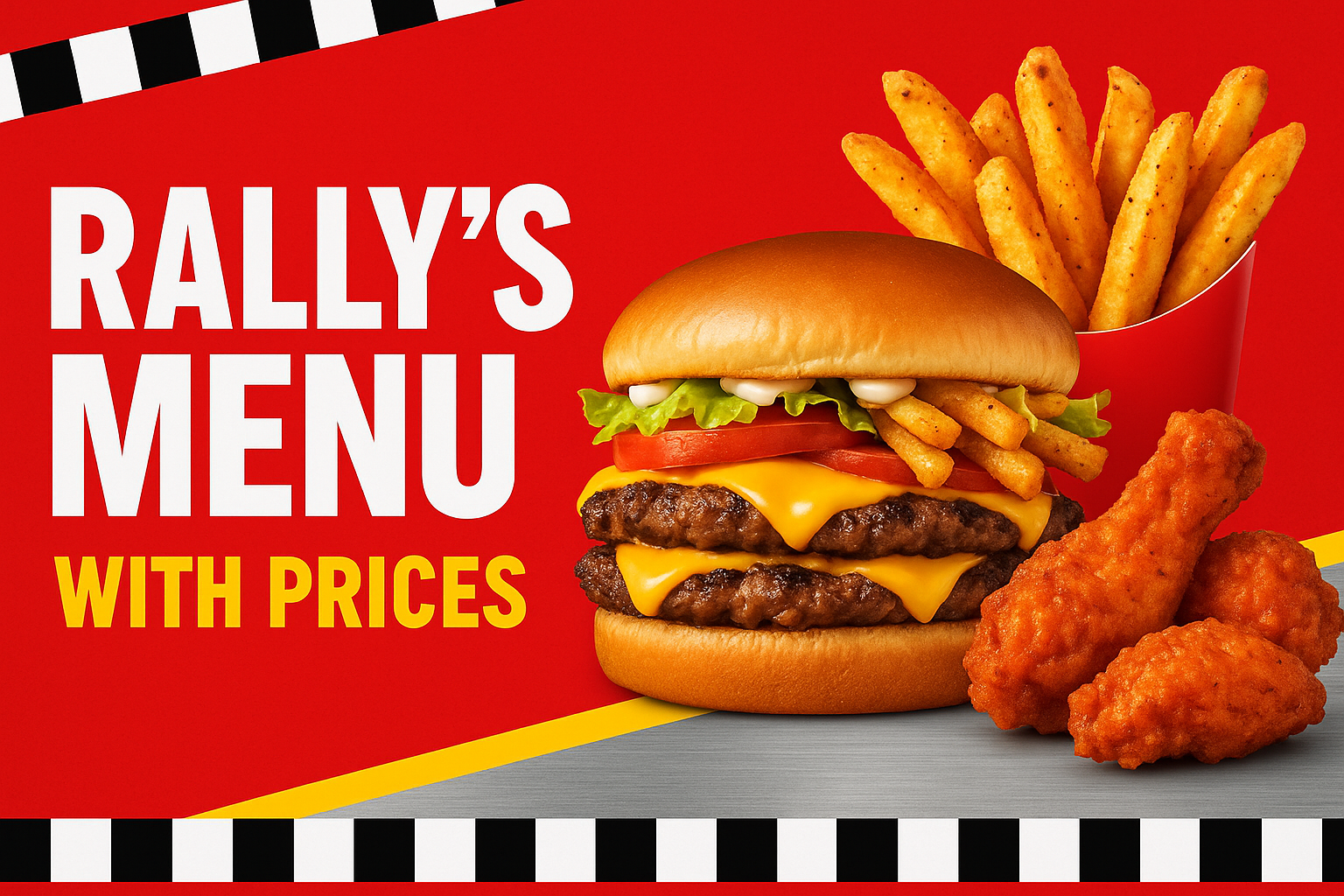 RALLY'S MENU with Prices 1 Rallys Tasty Menu Delights